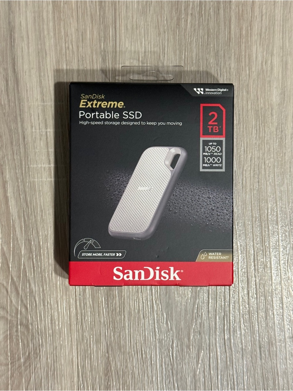 NEW SanDisk - 2TB Extreme External Portable SSD USB-C NVMe SSD